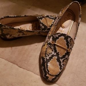 Sam Edelman python loafers